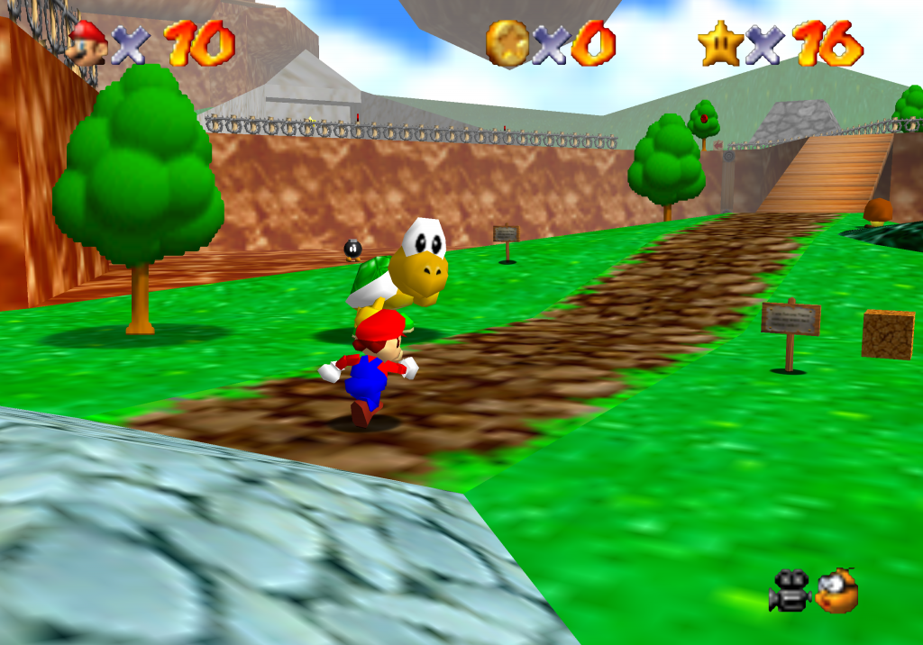 Mario 64 (1996).